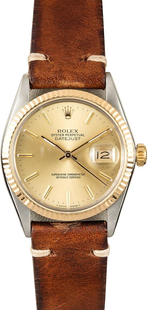 rolex women's leather band|rolex leather band for sale.